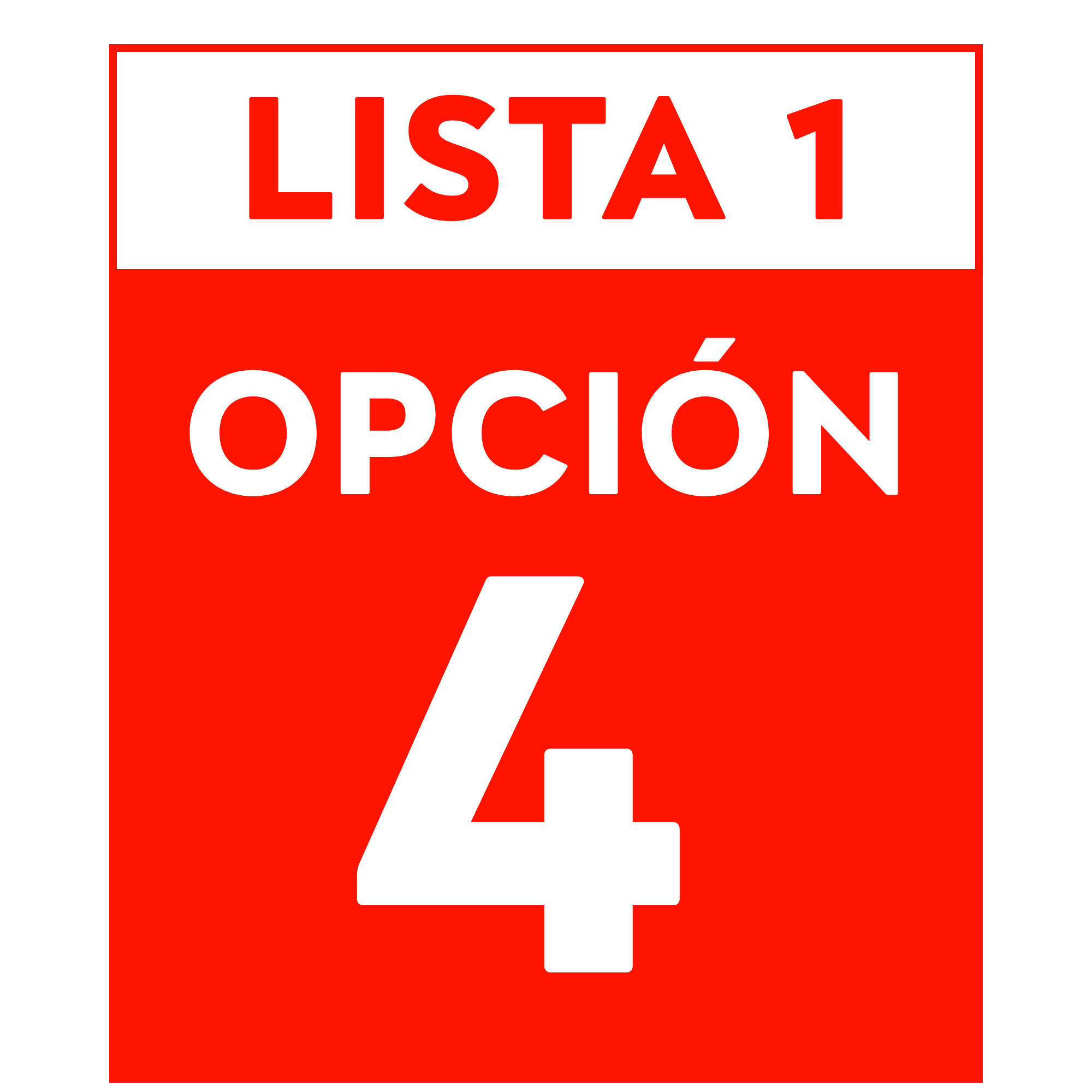 Lista 1, Opción 4
